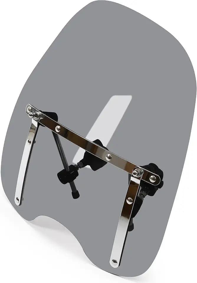 ECOTRIC Universal Tinted Windshield 18"x16" Compatible with Honda Harley