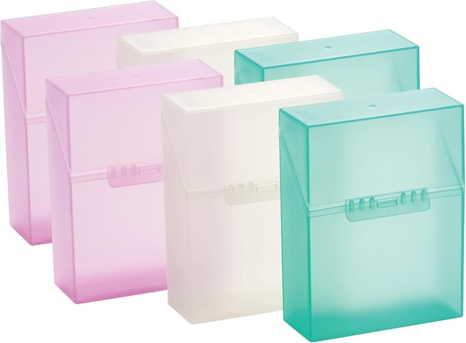 LockerMate By Bostitch Crayon Storage Box Protects 24 Crayons, Pack of 6