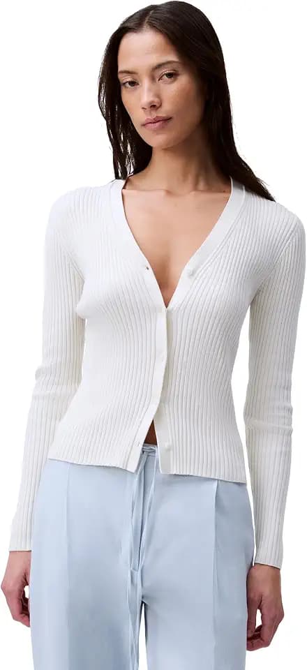 Calvin Klein Women's Cotton Rib Cardigan