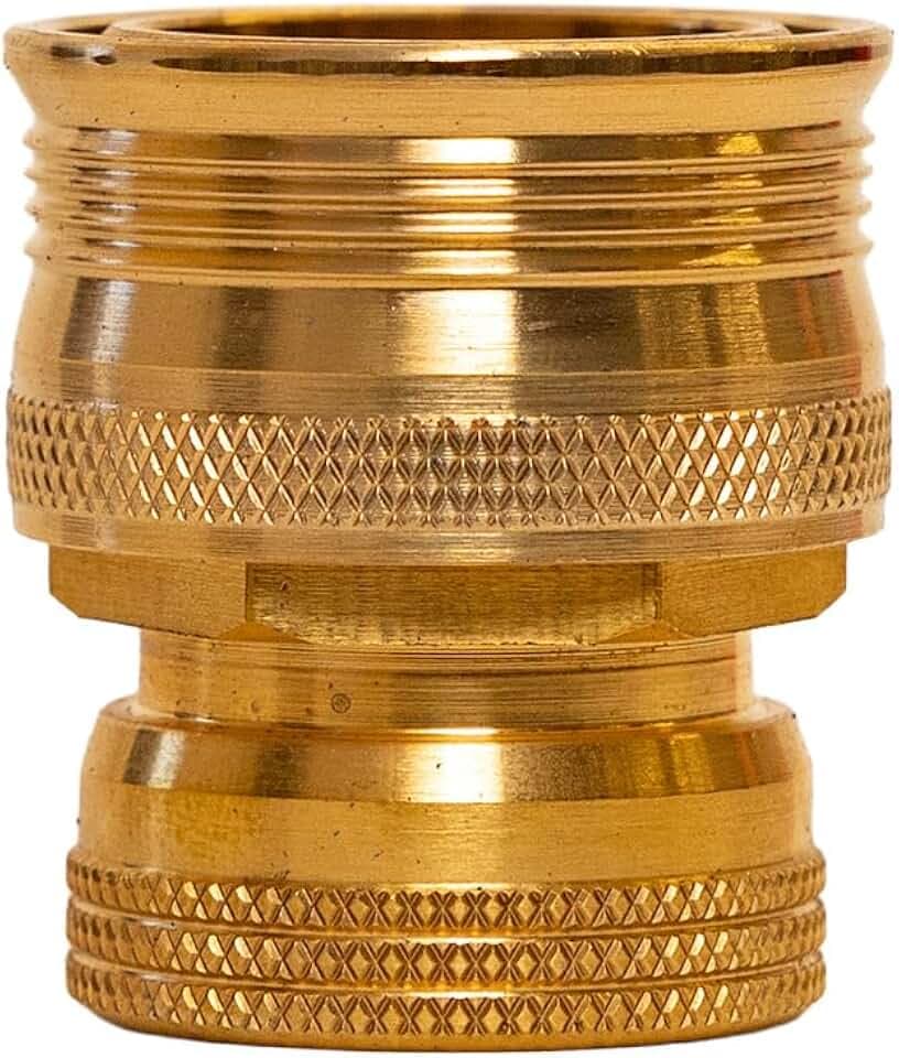 Underhill UltraMax High-Flow Quick Connect Adapters – Male and Female Thread, Waterstop and Tap Options for Pressure Washer Hoses (3/4" Female Waterstop Connector)