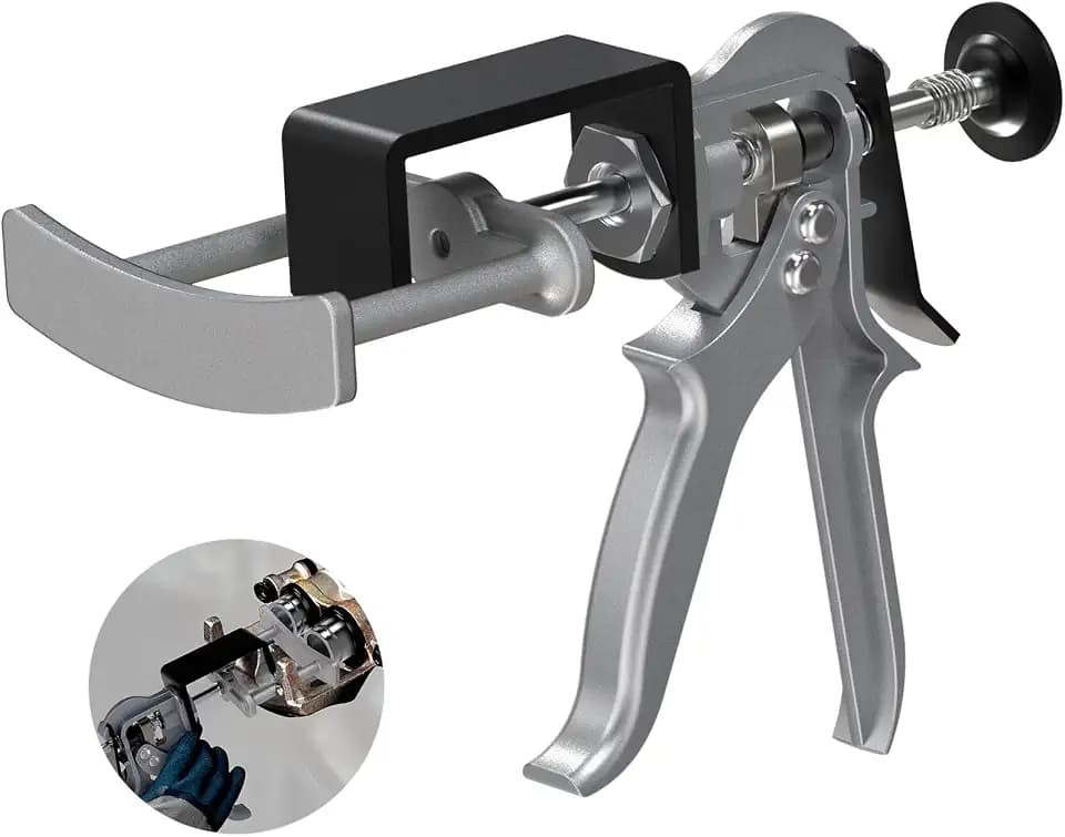 Dual Piston Brake Caliper Compressor, 25750 Brake Pad Spreader Compatible with Most Cars and Light Trucks, Disc Brake Pad Separator Tool