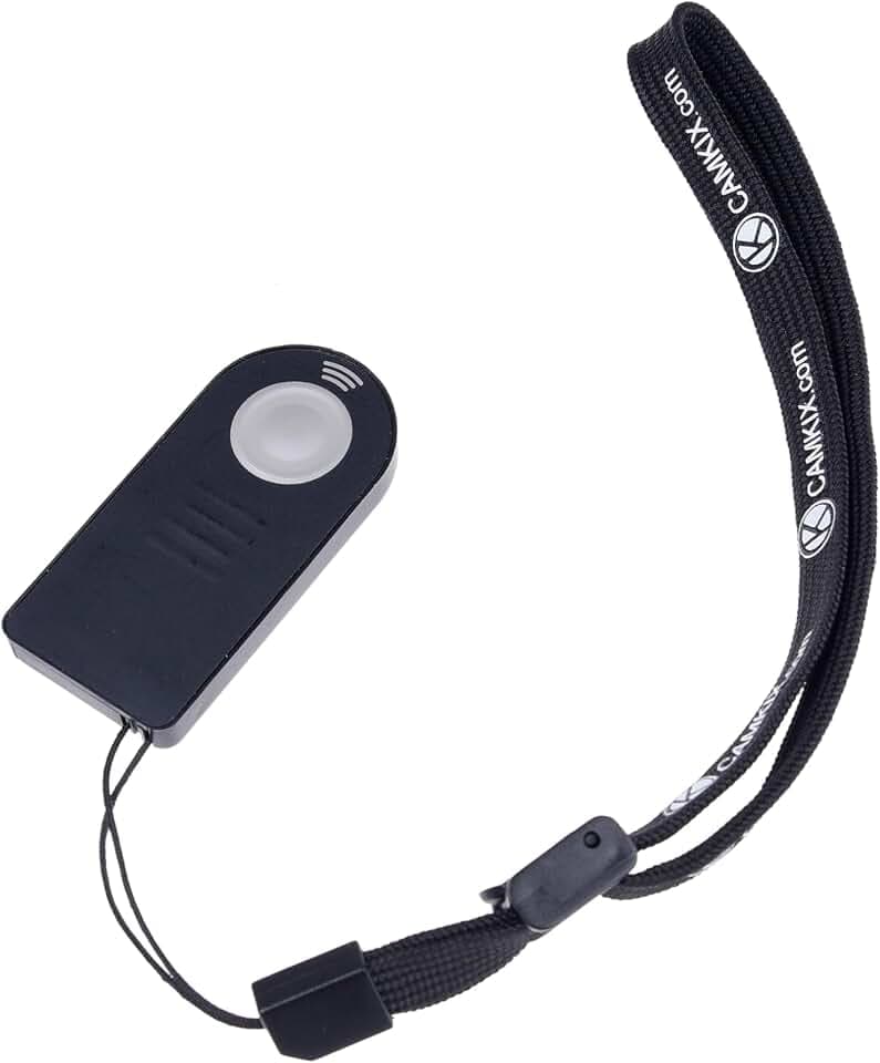 Kabellose IR-Auslöser-Fernbedienung – Kompatibel mit Nikon- und Canon-Kameras, z. B.: DF, D5, D610, D750, D810, D5300, D7200 und EOS 5D Mark IV, 5DS, 6D, 77D, 100D, 750D, 1300D, 10X Mark II