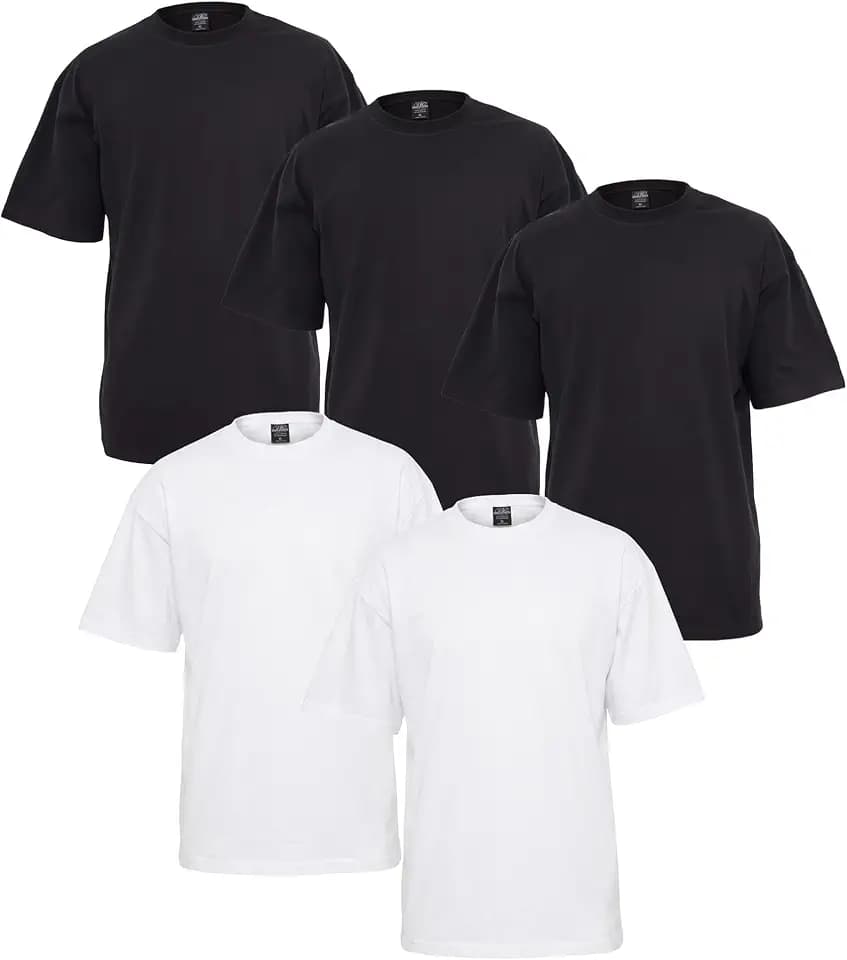 Urban Classics Herren Tall T-Shirt 1/3/5er-Pack