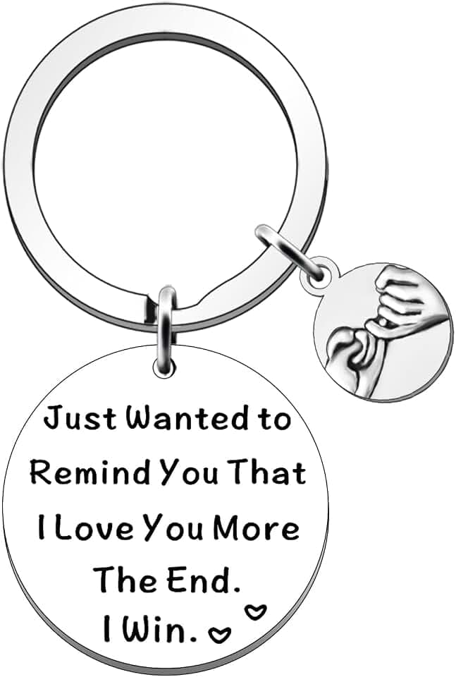 I Love You Geschenke für ihnsie Valentinstagsgeschenk für Freund Mädchen Freund Jahrestag Schlüsselanhänger Geschenke für Freund Ehemann Männer Ehefrau Paare Geburtstag I Love You The Most,