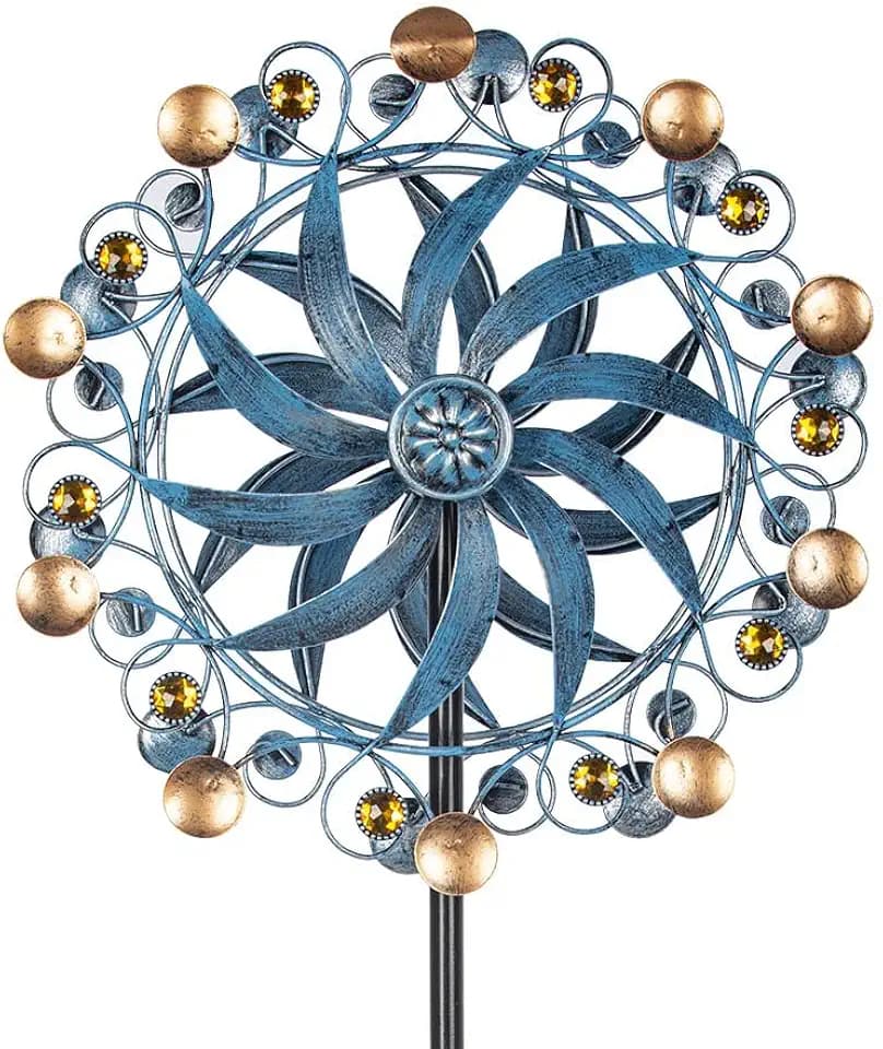 Stargarden Wind Spinner, Retro Wind Spinner Outdoor Metal Pinwheels