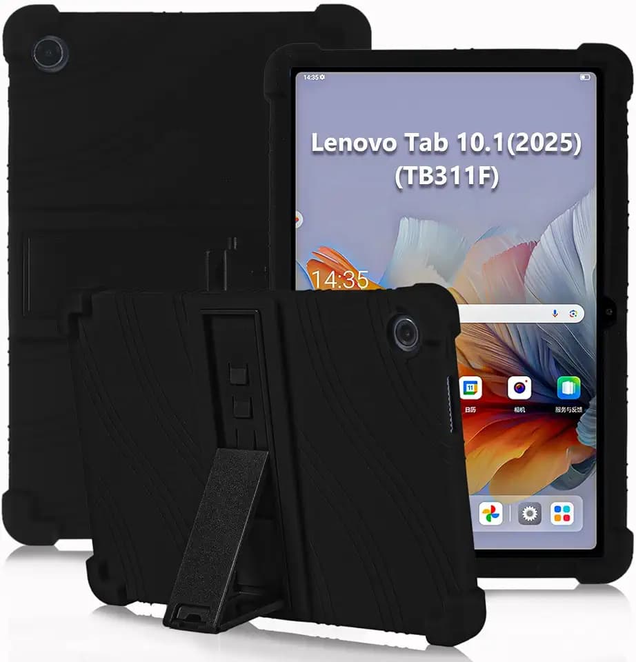 ATOOZ for Lenovo Tab 10.1 Case(TB311FU) 2025 with PC Stand,Black