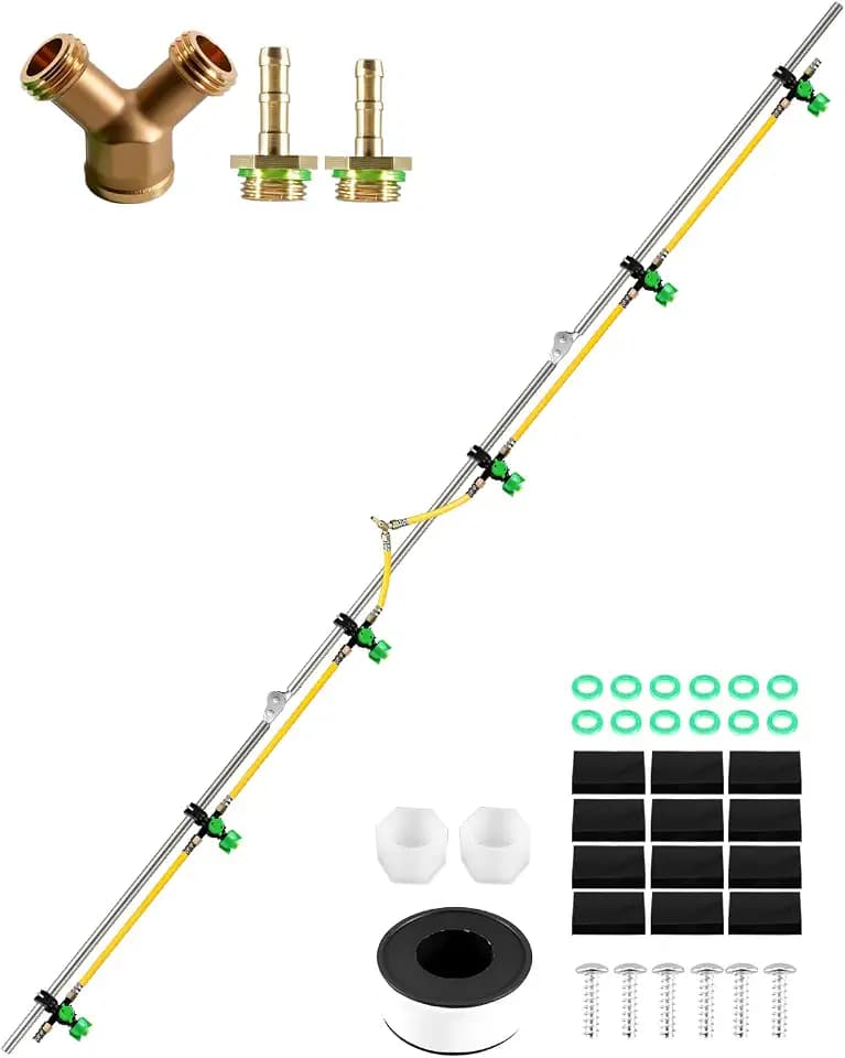 6-Nozzle Sprayer Boom Kit, 122" Folding Spray Boom for ATV & UTV
