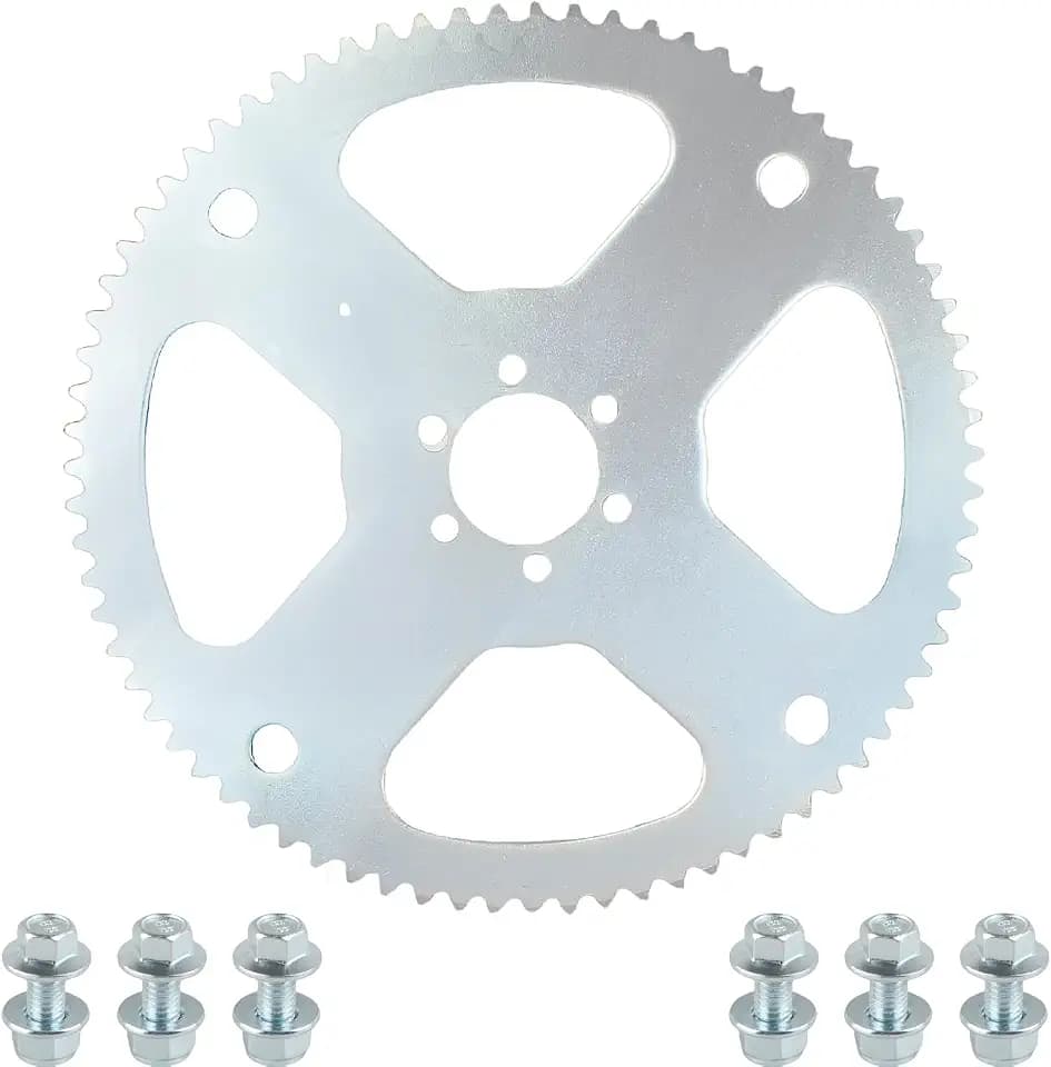 Rear Chain Sprocket 35 Chain 75 Tooth Aftermarket Parts Fit for CT100U CC100X Baja Doodle Bug DB30 Motovox Mbx10 MBX11 Monster Moto MM-B80 Predator 79cc 100cc Go Kart.