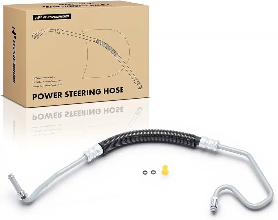 A-Premium Power Steering Pressure Hose Line Assembly, Pump to Gear/Rack