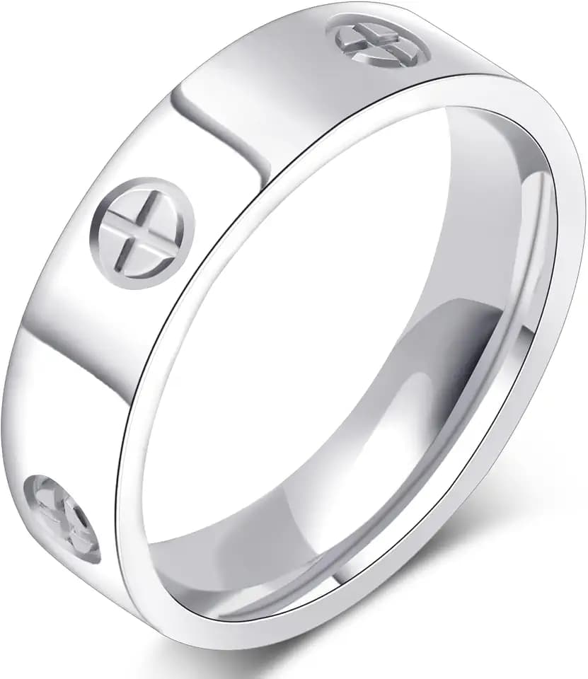 Love Friendship Gold Rings for Women:Wedding Band 18k Gold Ring Cubic Zirconia Stainless Steel Promise Ring Jewelry Birthday Gifts for Women,Size 6-10