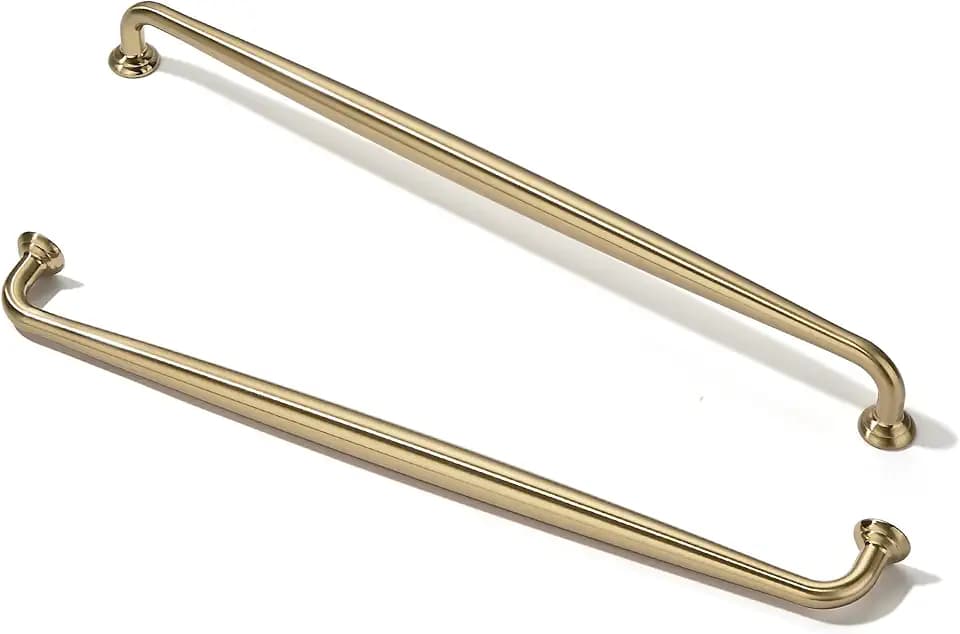 TUNNY 5 Pack Cabinet Handles-8.81"/224mm Screw Spacing Champagne Bronze Furniture Hardware Handles for Kitchen Cabinets Bedroom Dresser Wardrobe Cabinet Pulls
