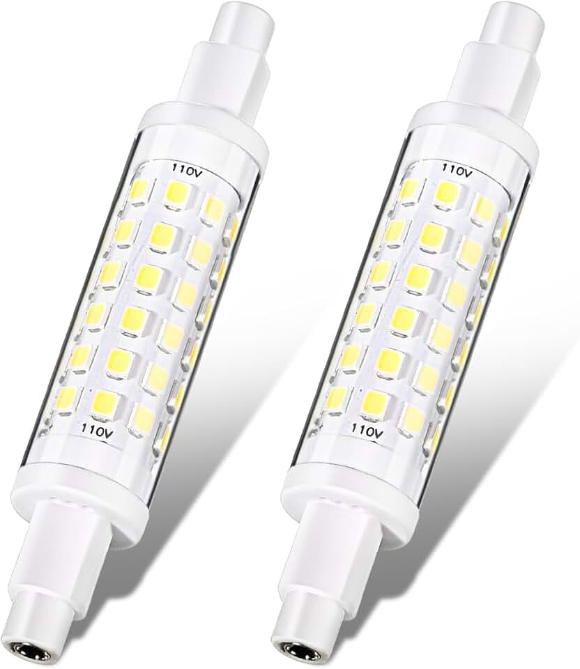 Honoson 2 Pcs R7S LED Bulb 100W Halogen Replacement Bulbs Globe Dimmable T3 J Type Light for Work Landscape Lights Floor Lamps Security Lamps(78mm,3000K Warm White)