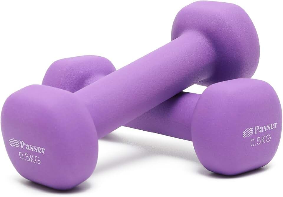 Neopren Hanteln Set Kurzhanteln Frauen Hantelset Kleine Hantel Kurzhantelset (2er-Set) Gewichte Hantel für Damen und Kinder - Gymnastik, Yoga, Pilates, Gym - Krafttraining, Workout, Fitnesstraining