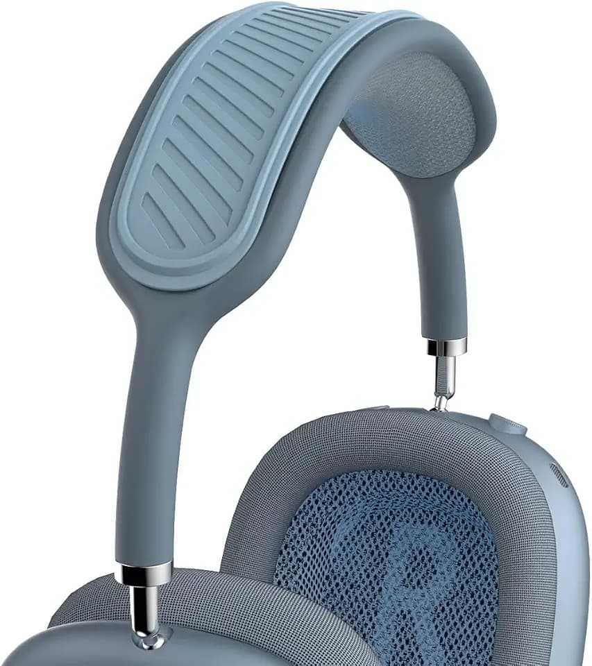 Headband Cover for AirPods Max (New 2024), Soft Silicone AirPods Max Headphone Headband Protectors/Comfort Cushion/Top Pad Protector Accessories Compatible with Apple AirPods Max (Blue)