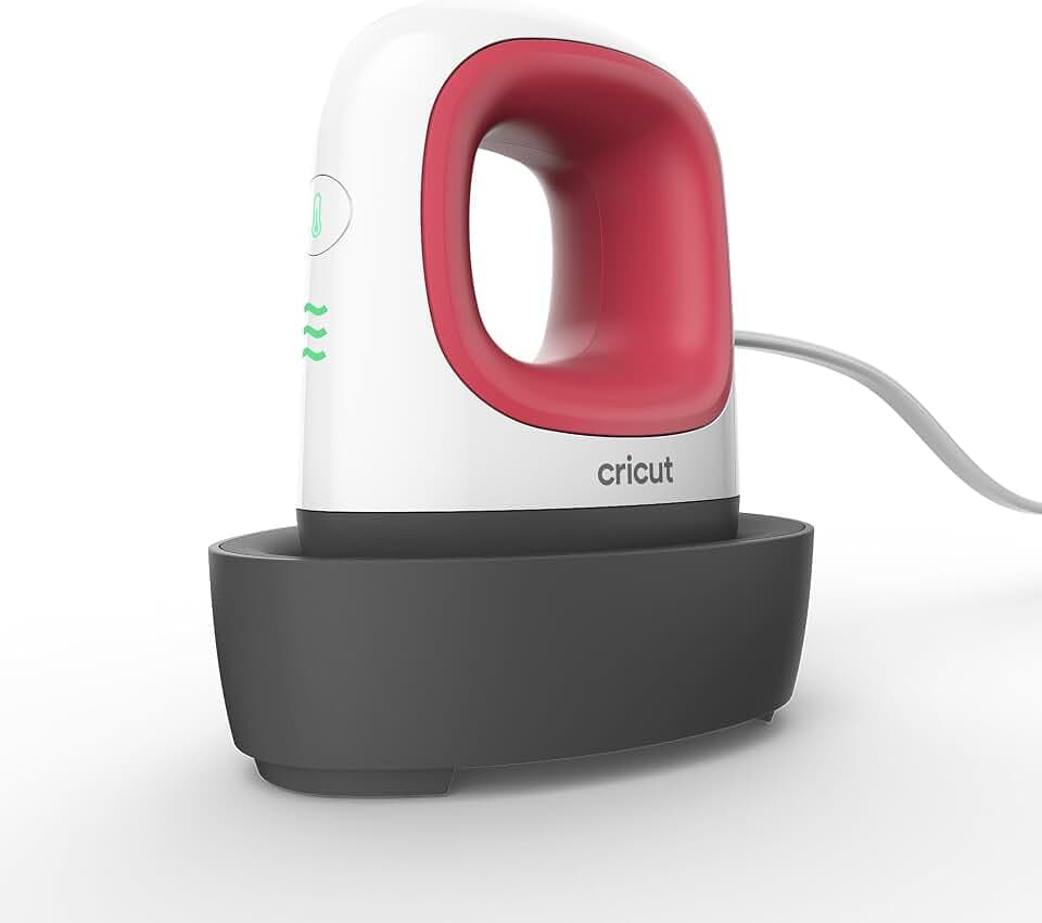 Cricut EasyPress Mini | Kompakte Wärmepresse zum Aufbügeln von Vinyl (HTV), Infusible Ink und Sublimation | Raspberry | 2026