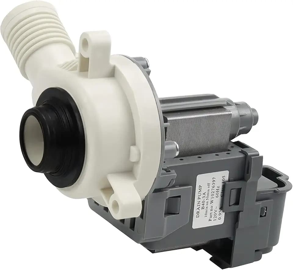 W10276397 Washer Drain Pump for Whirlpool Kenmore Mayt-ag Washing Machine-Replaces WPW10276397VP B40-3A 1874334 AP6018417 LP397（10 Years WARRANTY）