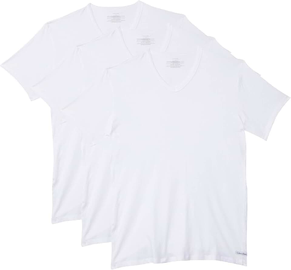 Calvin Klein Men's Cotton Stretch 3-Pack Undershirts