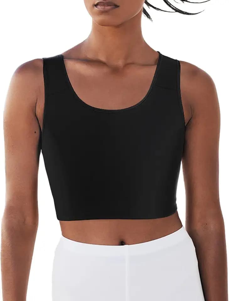 XUJI Transgender FTM Breathable Half Chest Binder