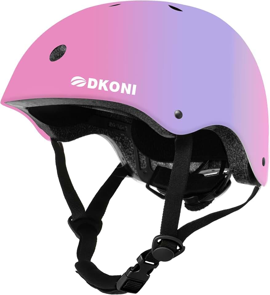 Kids Bike Helmet, Adjustable and Multi-Sport, from Toddler to Youth, 3 Sizes