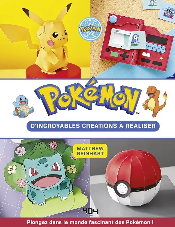 Pokémon Paper Crafts - D'incroyables objets à réaliser !: D'incroyables créations à réaliser. Plongez dans le monde fascinant des Pokémon !