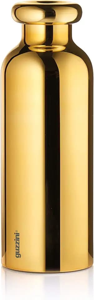 Guzzini - On The Go, ENERGY Thermosflasche, Trinkflasche Edelstahl - Gold, Ø 7,3x h21,2 cm | 500 cc - 11670017