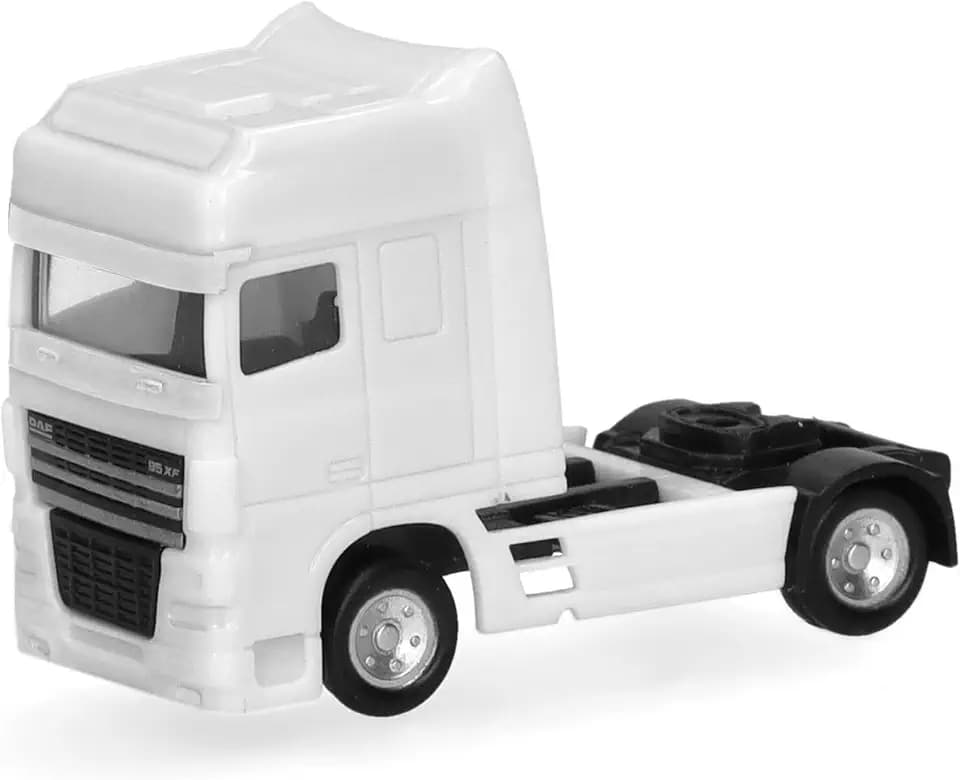 Herpa Teileservice, Spur N, Zugmaschine 2achs DAF 95 XF SSC, 2 Stück im Maßstab 1:160, Miniatur Modell, Kunststoff