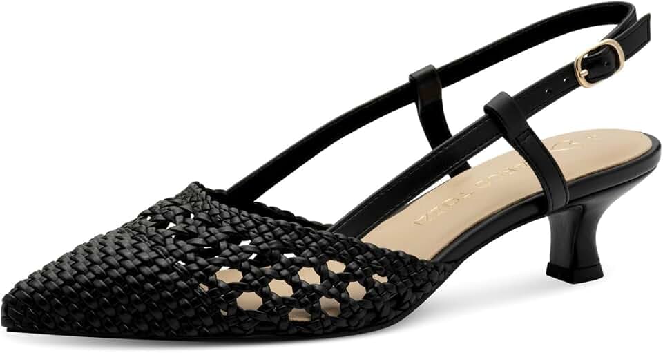 Marco Tozzi Damen Pumps weiches Feel Me Fußbett weiches Innenfutter Vegan Modisch