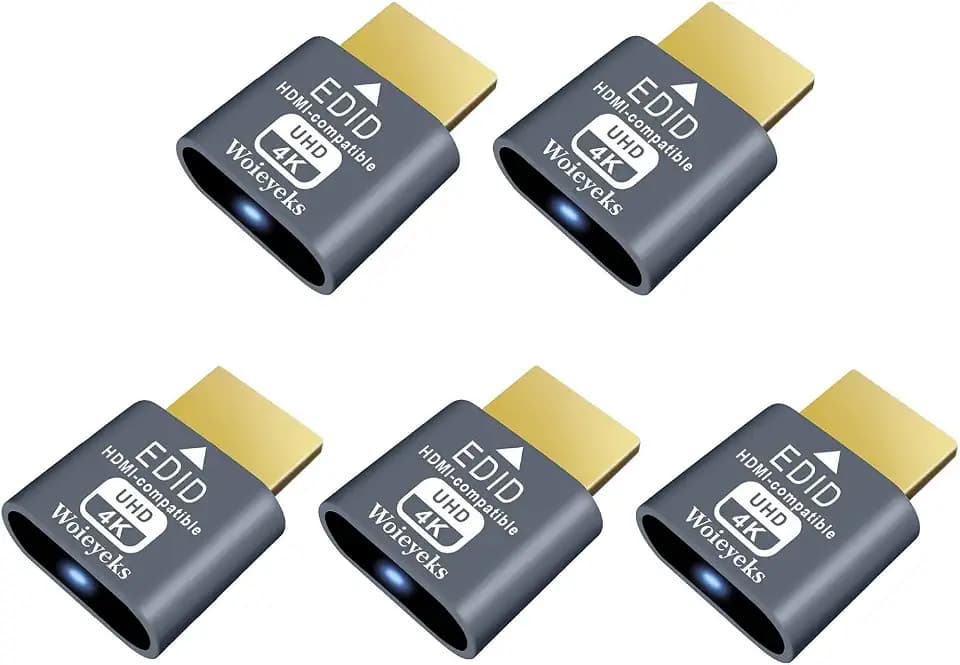 4K HDR HDMI Dummy Plug,Virtual Monitor EDID Emulator