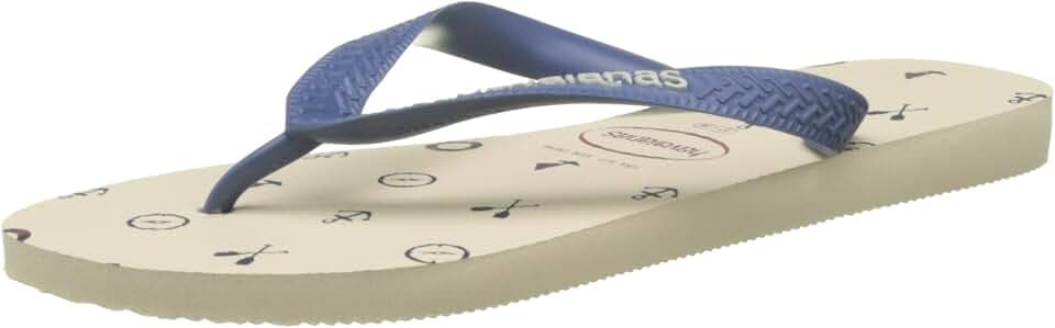 Havaianas Top Nautical, Men's Flip Flops, Beige(Beige), 5 UK (39/40 (37/38 Brazilian))