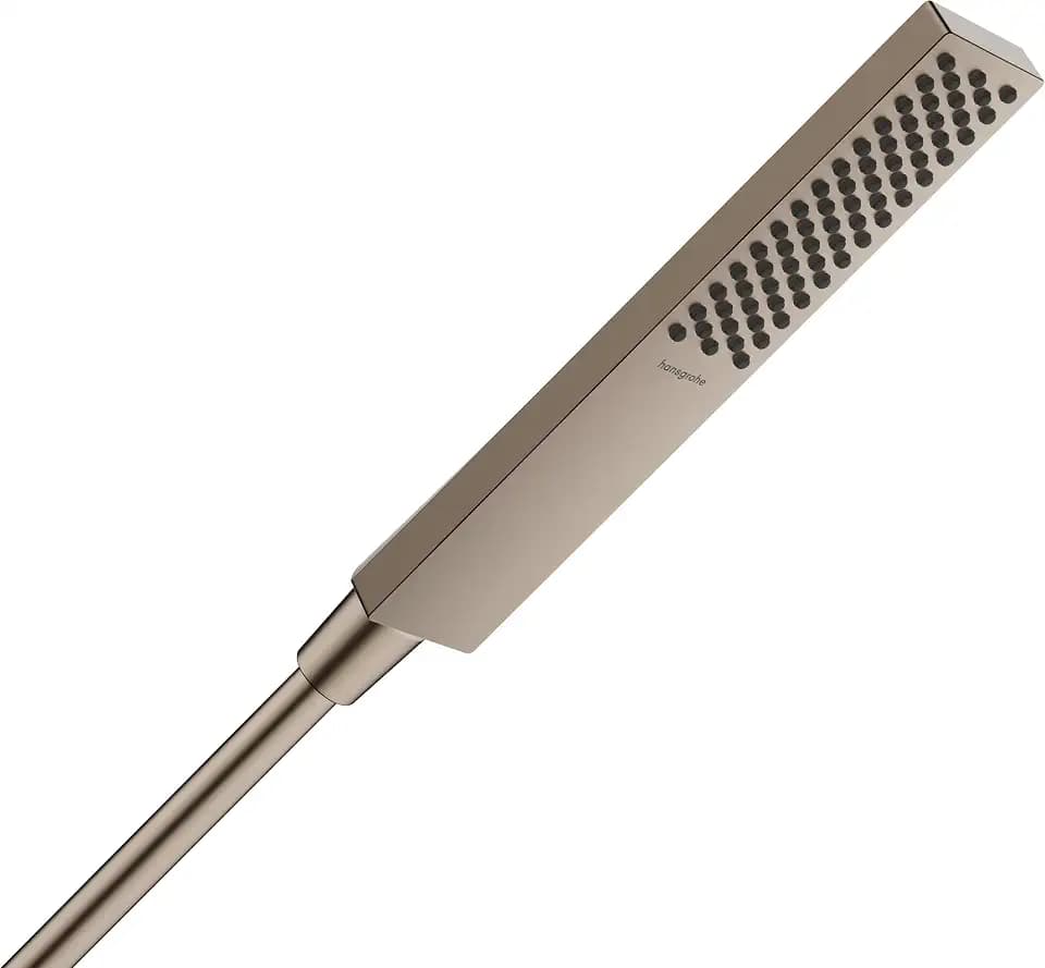 hansgrohe wassersparende Stabhandbrause Pulsify E, Duschkopf mit 1 Strahlart, Sparduschkopf 5l/min (EcoSmart+), Duschbrause, Antikalk-Funktion, Brushed Bronze