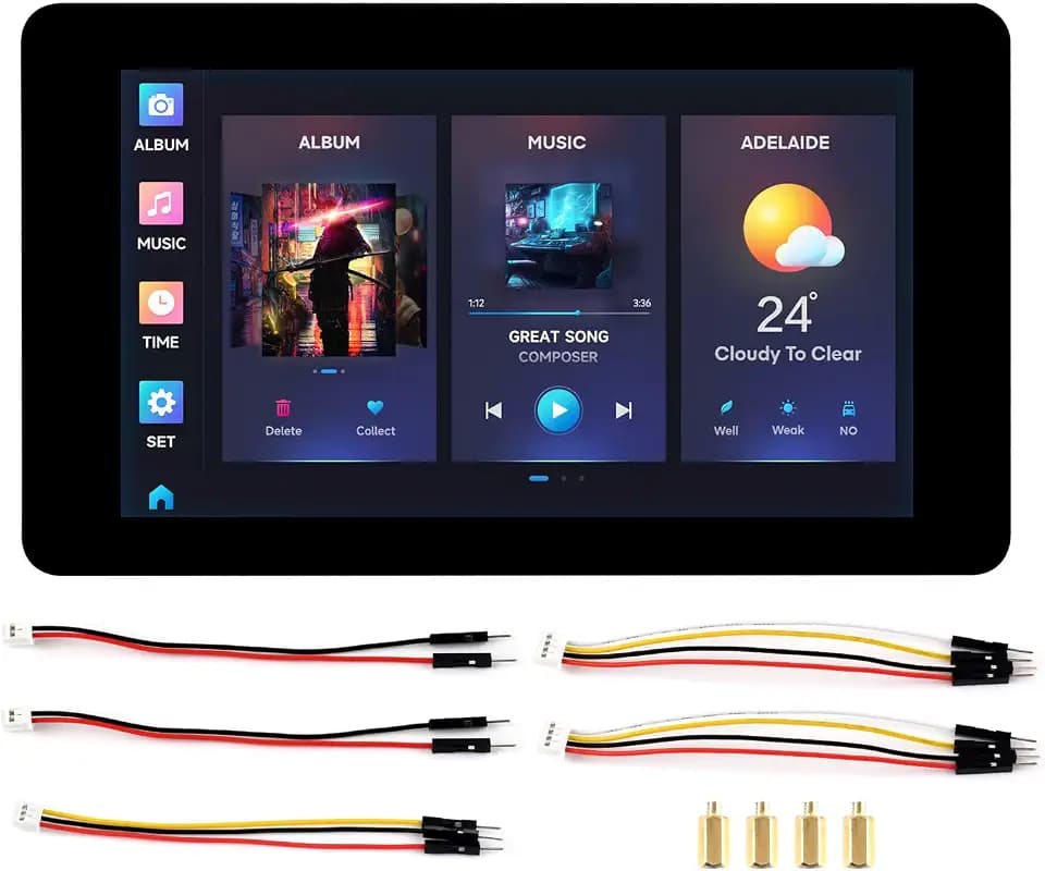 Waveshare ESP32-S3 7inch Touchscreen Development Board, ESP32 With Display