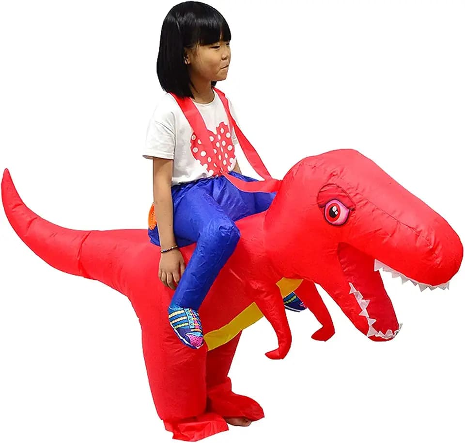 LOLANTA Kind scherzt stacheliges Stegosaurus-aufblasbares Dinosaurier-Abendkleid-Kostüm