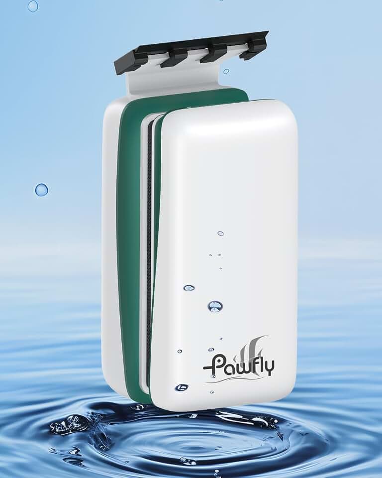 Pawfly Powerful Magnetic Aquarium S/M Size Cleaner Magnetische Glasreinigungsbürste mit 2 abnehmbaren Rakeln Magnetischer Reiniger Schwimmende Rakel Reinigungswerkzeug