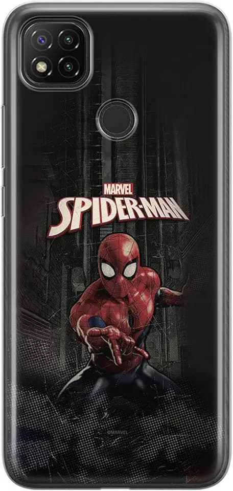 ERT GROUP Handyhülle für Xiaomi REDMI 9C Original und offiziell Lizenziertes Marvel Muster Spider Man 007 optimal an die Form des Handy angepasst, hülle aus TPU