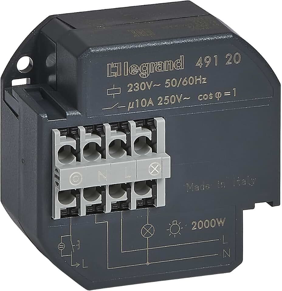 Legrand LEG93005 Stromstoßschalter, 230 V, 10 Ampere