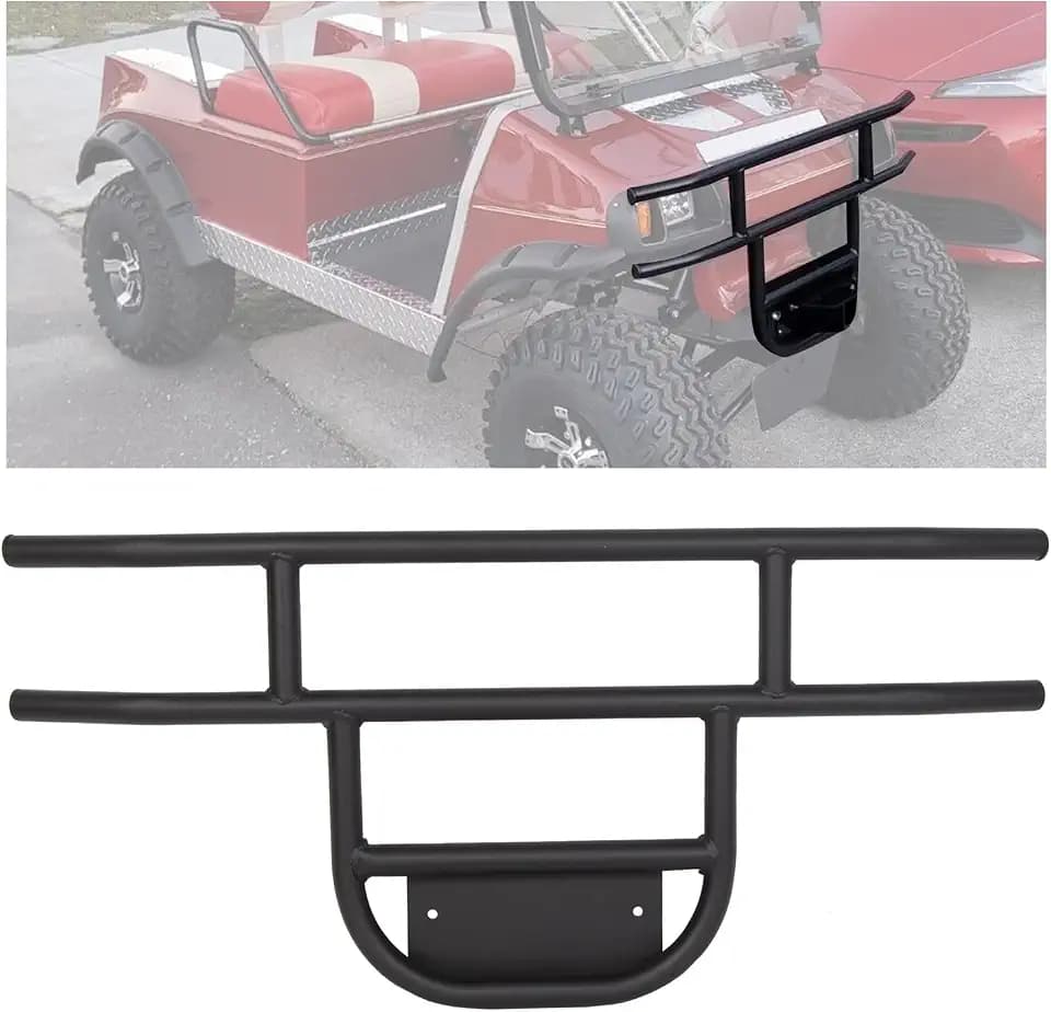 ECOTRIC Front Brush Guard Bumper Compatible with 1981-Up Club Car DS