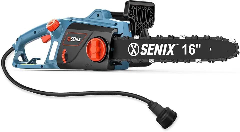 SENIX Electric Chainsaw,16" Corded Chain Saw,CSE12-M