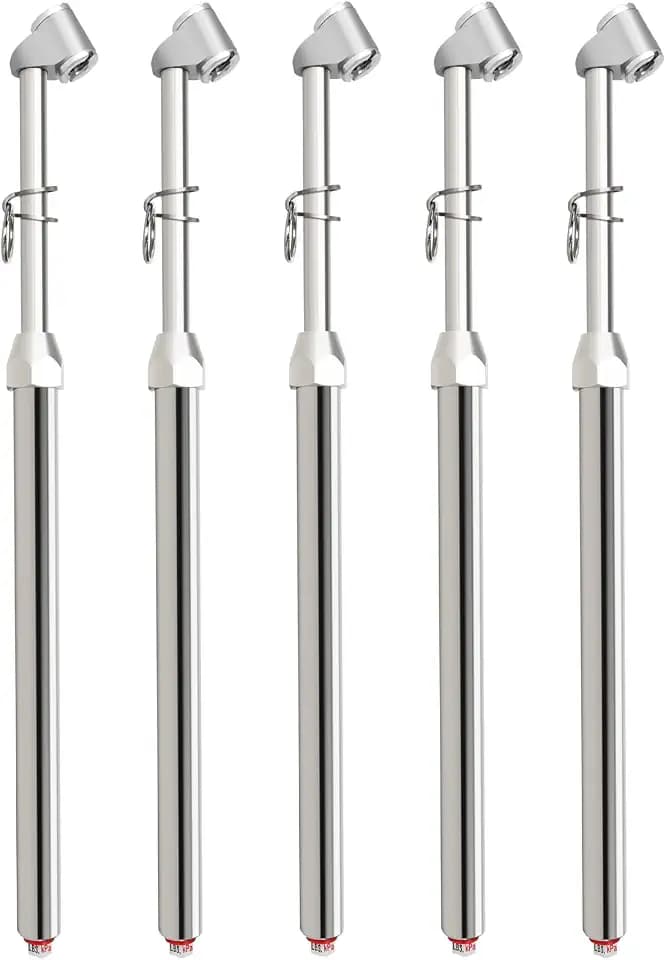 10PCS Dual Head Tire Pressure Gauge, Pressure Range 10-160 PSI