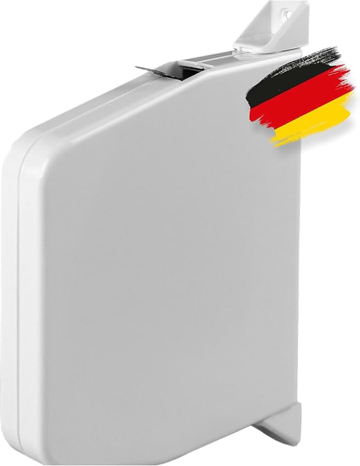 BAUHELD Rolladen-Gurtwickler Aufputz 23mm ohne Rolladengurt Maxi - Weiß