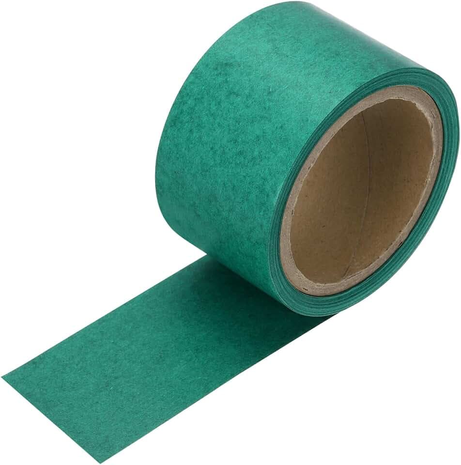sourcing map Elektrisch isolierendes Fischpapier, 60 mm, 10 m, grünes Batterie-Isolatordichtungspapier für 18650, 21700, 26650 Akku-Pack