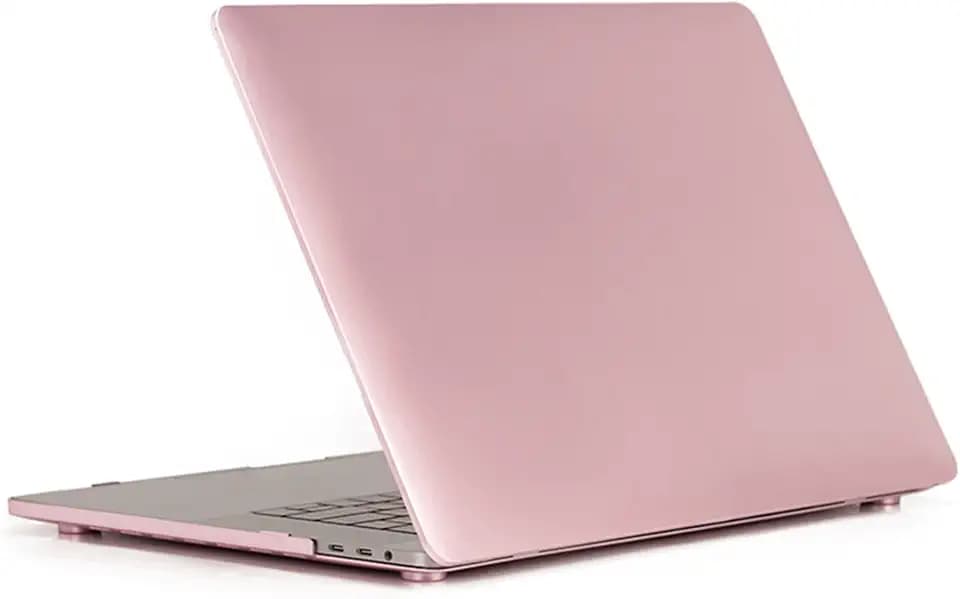 RUBAN Compatible with MacBook Pro 13 inch Case 2023, 2022, 2021-2016 M2 M1 A2338 A2289 A2159 A2251 A1989 A1708 A1706 with/Without Touch Bar, Snap On Hard Shell Case Cover (Rose Gold)