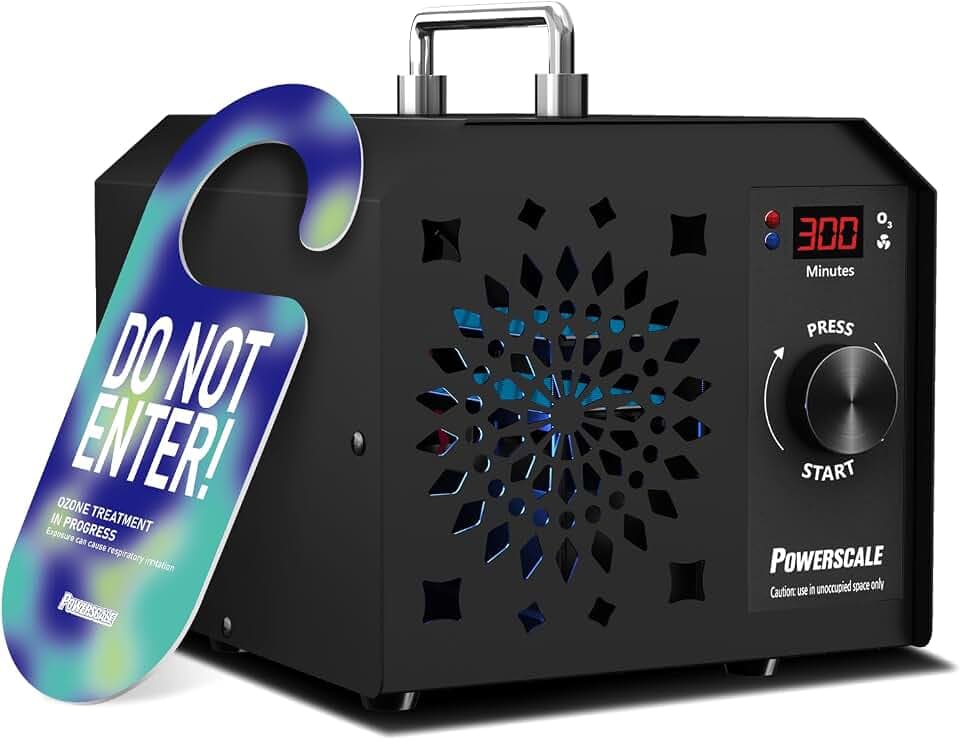PowerScale OZB2 Gewerblicher Ozongenerator 150.000 mg/h – Industrielles Ozon Luftreiniger Gerät zur Geruchsbeseitigung, Desinfektion & Sterilisation für große Räume & Büros (150,000mg/h)
