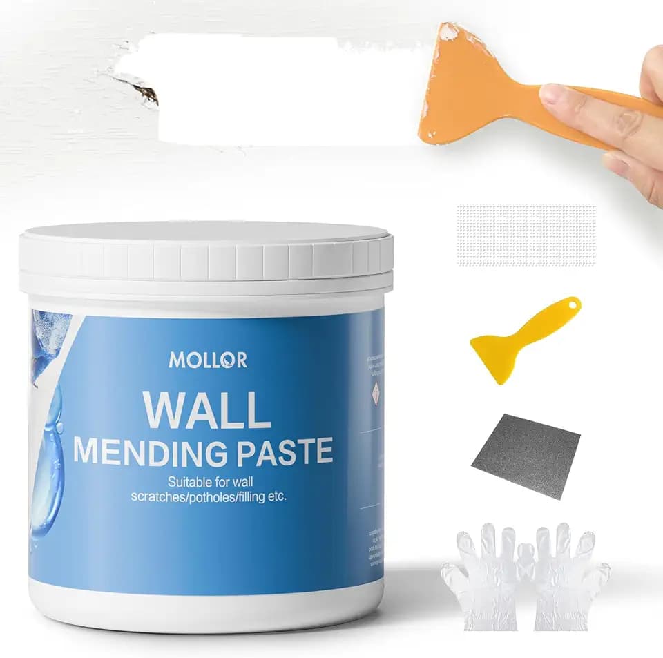 1kg Wand Reparaturcreme Weiß Spachtel Löcher Bohrlöcher Risse
