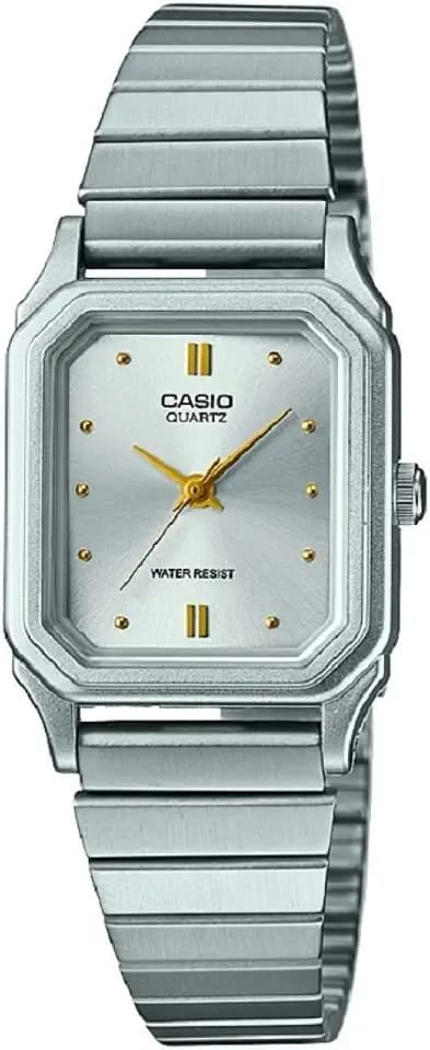 Casio Damen-Armbanduhr Collection Analog Quarz Edelstahl LQ-400D-7AEF