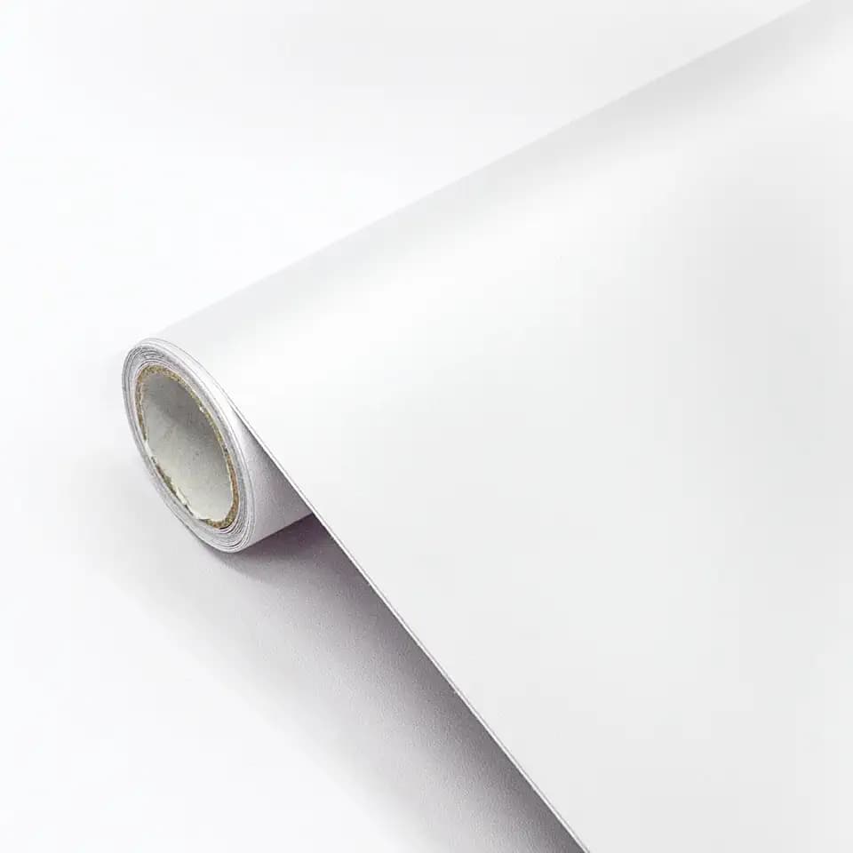 seonta White Contact Paper 16"x78.5" Matte Peel and Stick Wallpaper Upgrade Removable Waterpoof Self Adhesive Decorative Vinyl Film Wrap Wall Paper for Cabinets,Countertops, Furniture