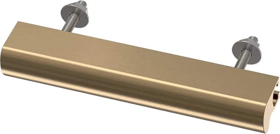 Franklin Brass Adjusta-Pull (5-Pack) Adjustable Drawer Pulls | Fits 1 to 4 Inch Hole Centers | Champagne Bronze Cabinet Handles | Dropped Edge