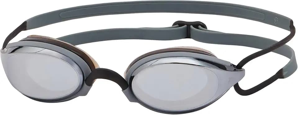 Zoggs Fusion Air Schwimmbrille Erwachsene, Herren und Damen – Komfort-Air-Dichtung, Antibeschlag, UV-Schutz, Weites Sichtfeld, Nasensteg Austauschbar
