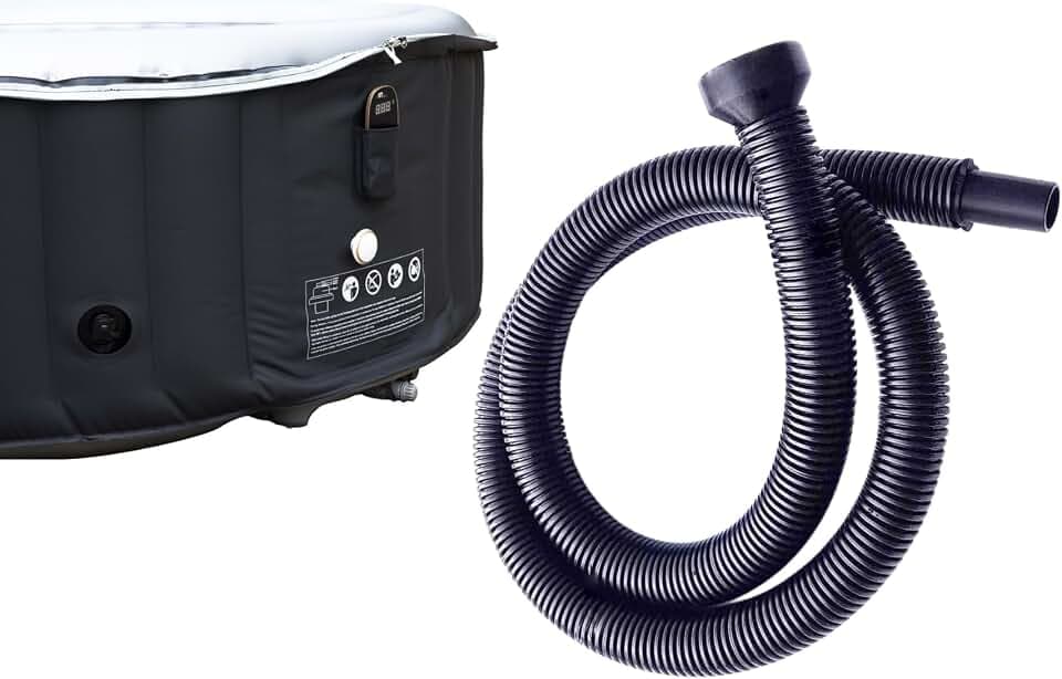Whirlpool-Aufblasschlauch, nur kompatibel mit MSPA – Ersatzzubehör für Lite, Urban, Comfort, Muse und Delite aufblasbare Whirlpool-Wannen – langlebiger, auslaufsicherer Anschlussschlauch für einfache