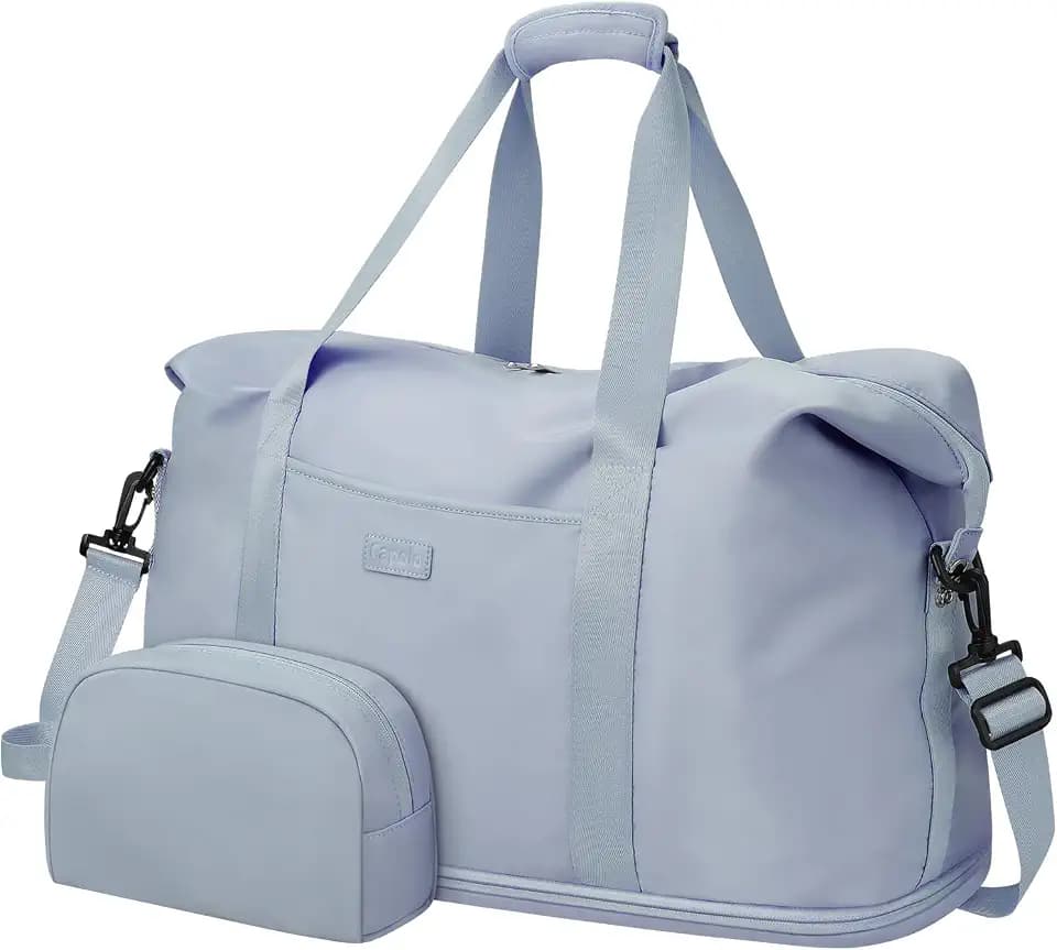 Capolo Expandable Travel Duffle Bag Weekender Overnight Bags for Women Men