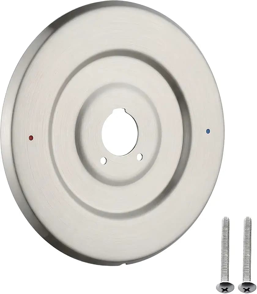 Escutcheon Plate Compatible with Moen 16090, Chateau Collection Escutcheon Replacement for One-Handle Tub and Shower Faucets, Brushed Nickel